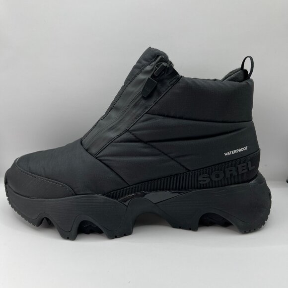 Sorel Kinetic Impact Puffy Zip – Women’s 6.5 – Black/Sea Salt – BRAND NEW in Box - Picture 6 of 12